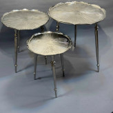 عسلی سه سایز آلومینیومی طلایی