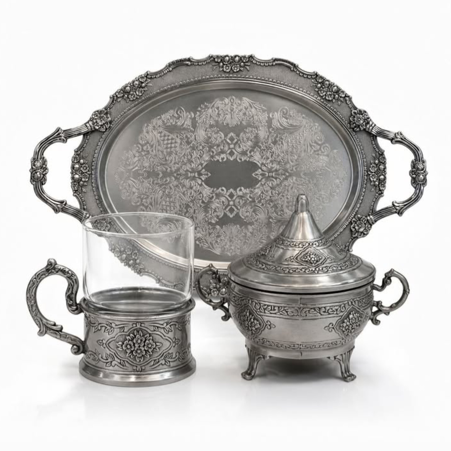 سرویس چای خوری گل رز